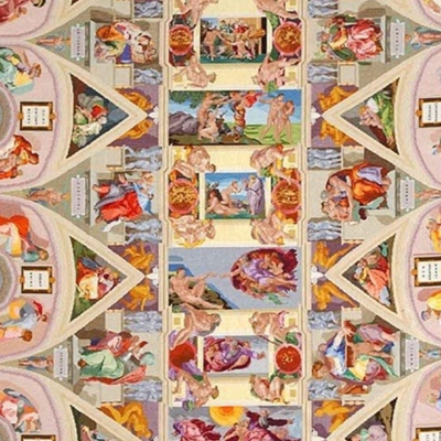 O bordado da Capela Sistina